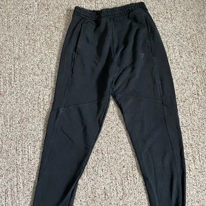 GYMSHARK / BLACK COTTON PANTS / SIZE: S